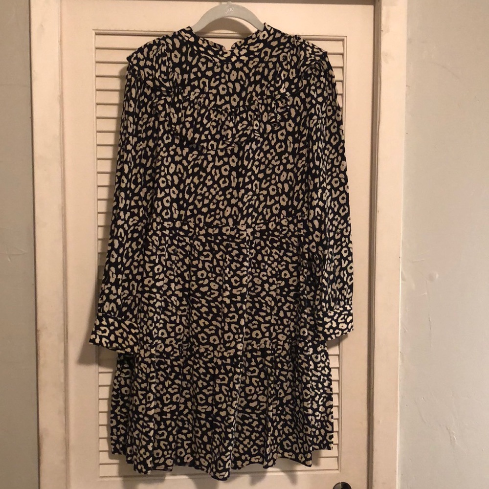 Zara leopard print dress